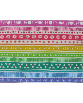 Christmas Deco Stripe Cotton Jersey