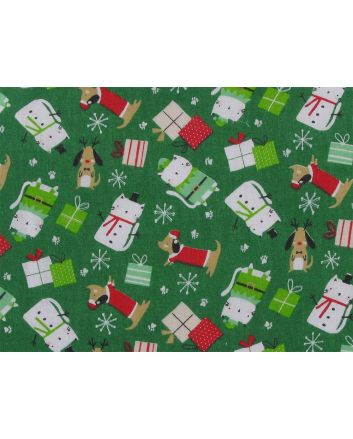 Christmas Pets and Presents, Green