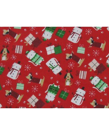 Christmas Pets and Presents, Red