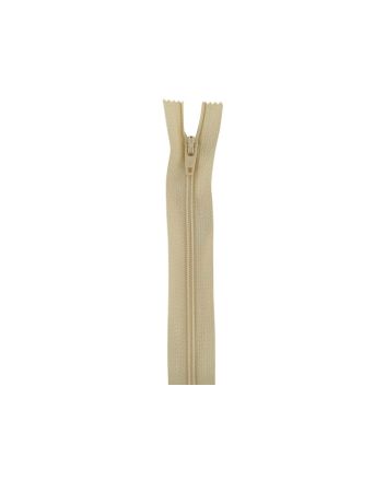 Closed End Dress Zip, 10 Inch, Cream