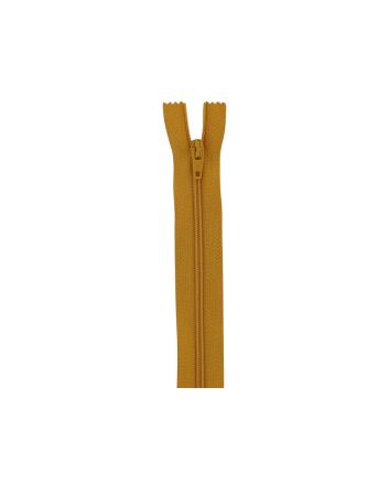 Closed End Dress Zip, 10 Inch, Golden Yellow