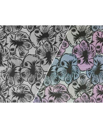Colour Change Cotton Jersey, Poppy Field