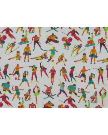 Colourful Sports Cotton Print