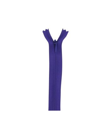 Concealed Invisible Closed End Dress Zip, 22 Inch, Light Purple