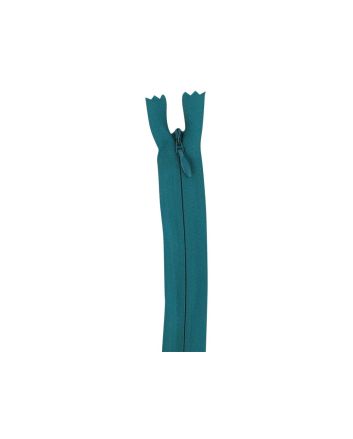 Concealed Invisible Closed End Dress Zip, 22 Inch, Teal