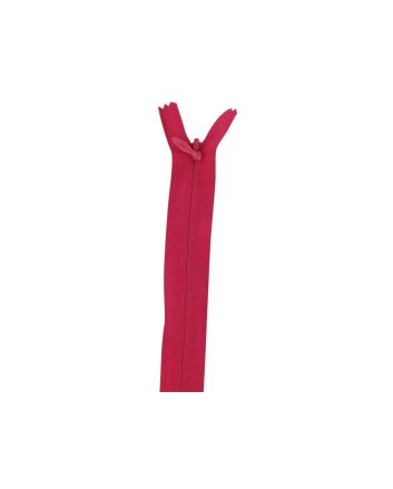 Concealed Invisible Closed End Dress Zip, 9 Inch, Bright Pink