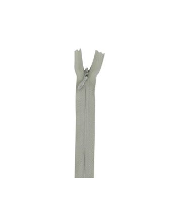 Concealed Invisible Closed End Dress Zip, 9 Inch, Silver