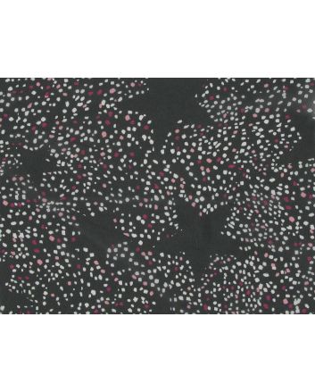 Confetti Star Chiffon, Black