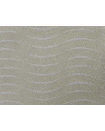 Contracts Range Upholstery Fabric, Wave Jacquard, Cream