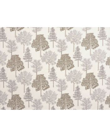 Coppice Cotton Curtain Fabric, Parchment