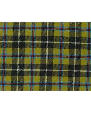 Cornish Tartan Cotton Print, Mustard