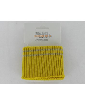 Cotton Cuffing 1.10m Packs, Double Lurex Stripe, Ochre