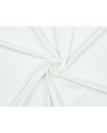 Cotton Linen Blend Jersey, White