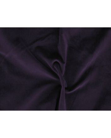 Cotton Pile Velvet, 310 g/m², Blackcurrant