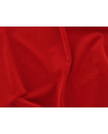 Cotton Pile Velvet, 310 g/m², Red