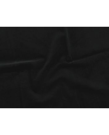 Cotton Pile Velvet, 340 g/m², Black