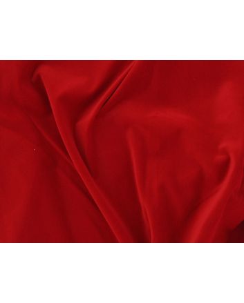 Cotton Pile Velveteen, 240 g/m², Red