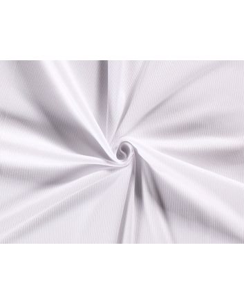 Cotton Rib Jersey, White