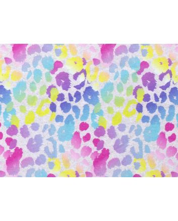 Cotton Rich Brushed Sweatshirt, Watercolour Leopard