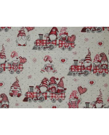 Cotton Rich Panama Christmas Train Natural