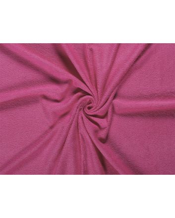 Cotton Rich Towelling, Cerise