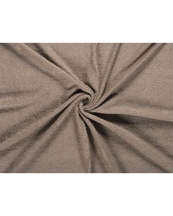 Cotton Rich Towelling, Light Brown