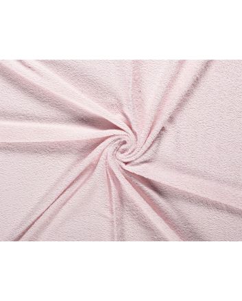 Cotton Rich Towelling, Light Pink