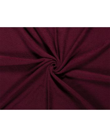 Cotton Rich Towelling, Wine
