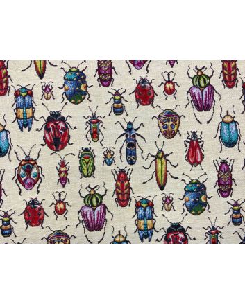 Cotton Rich Woven Tapestry, Bugs