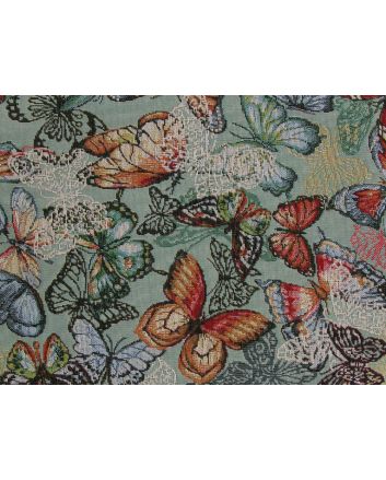 Cotton Rich Woven Tapestry, Butterfly Garden