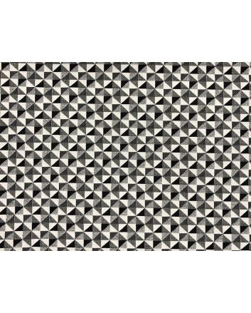 Cotton Rich Woven Tapestry, Little Holland Black and White