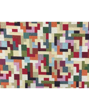 Cotton Rich Woven Tapestry, Tetris
