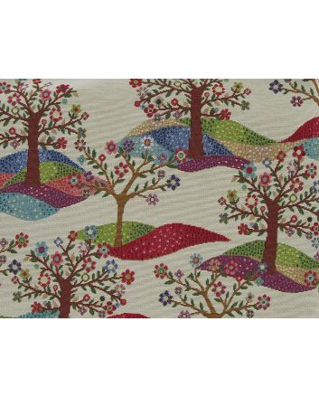 Cotton Rich Woven Tapestry, Tree of Life