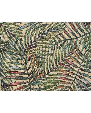 Cotton Rich Woven Tapestry, Tropical Palm