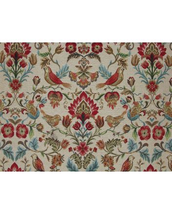 Cotton Rich Woven Tapestry, William, Cream