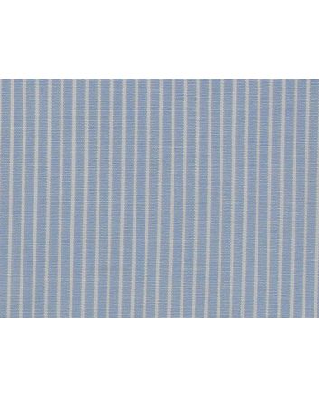 Cotton Shirting, Blue and White Stripe