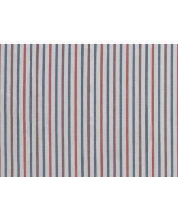 Cotton Shirting, Stripe Earth Tones