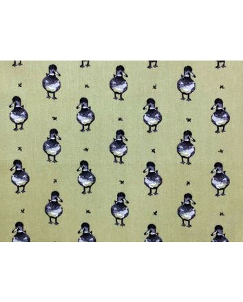 Country Duck Cotton Print, Sage