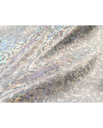 Cracked Ice Hologram Foil - Ice White