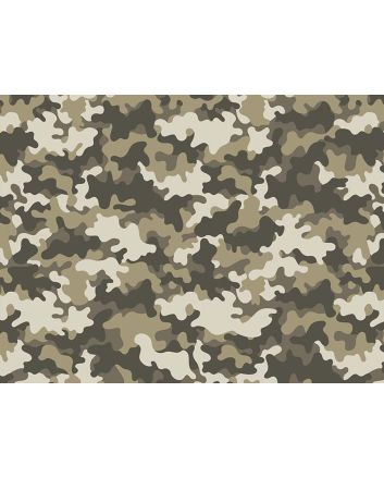 Craft Collection Cotton Print, Camoflauge Sand