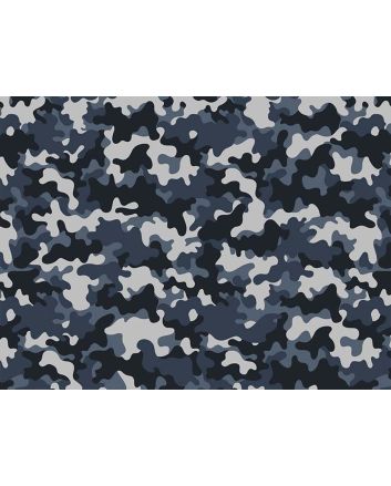 Craft Collection Cotton Print, Camoflauge Sea