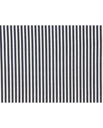 Craft Collection Cotton Print, Candy Stripe, Navy