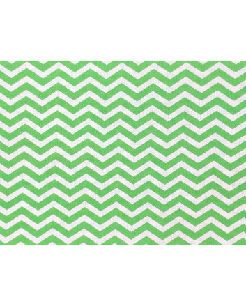 Craft Collection Cotton Print, Chevron, Apple