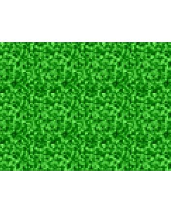 Craft Collection Cotton Print, Pixels Green