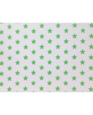 Craft Collection Cotton Print, Small Coloured Star, Apple