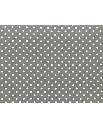 Craft Collection Cotton Print, Small Spot, Dark Grey