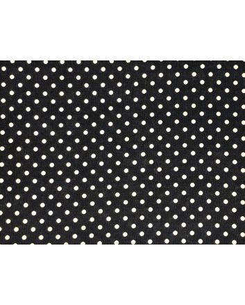 Craft Collection Cotton Print, Small Spot, Navy