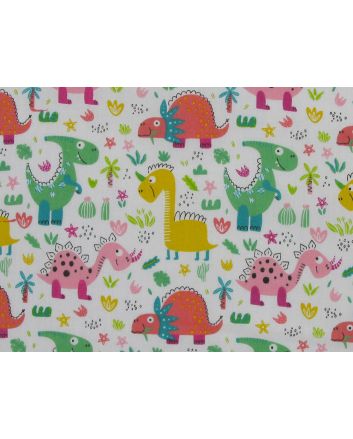 Crafty Dinosaurs Polycotton Print