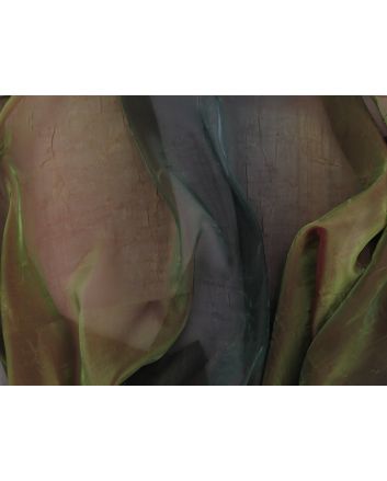 Creased Organdy - Brown