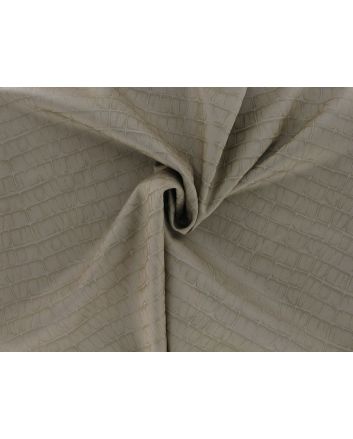 Crocodile Skin Fog Printed Scuba, Beige